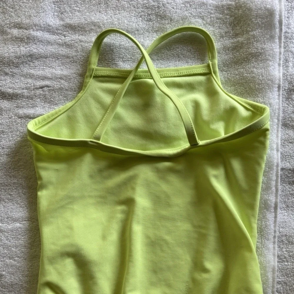 Baby Gap Disney Swimsuit Kids 3Y Green Minnie Mouse Surfing One Piece Tropical